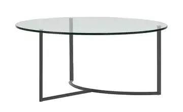 Couchtisch transparent Basaltgrau Höhe ca. 32 cm