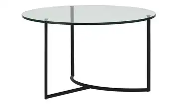 Couchtisch transparent Schwarz Höhe ca. 42 cm