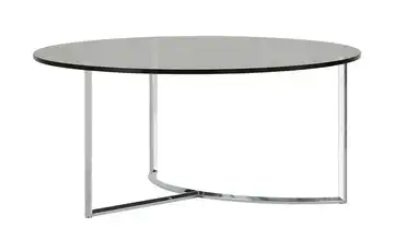 Couchtisch 31 cm Grau verchromt