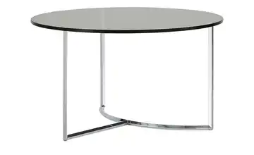 Couchtisch Grau verchromt Höhe ca. 42 cm