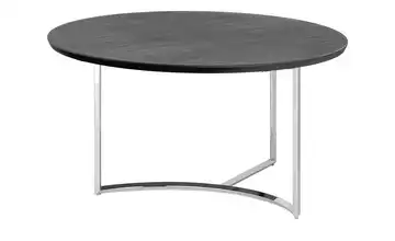 Couchtisch Dunkelgrau verchromt Höhe ca. 42 cm