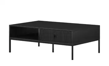 Couchtisch Schwarz Griffe und Gestell: Metall Schwarz