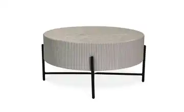 Furnhouse Couchtisch Milo Marmoroptik, Grau