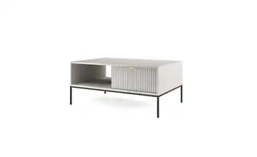 Couchtisch mit Schublade Schwarz Grau