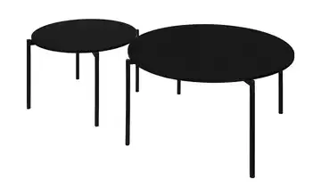 Couchtisch 2er Set Schwarz