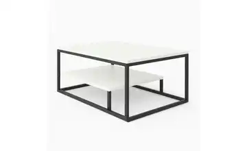 Couchtisch Schwarz, Weiß