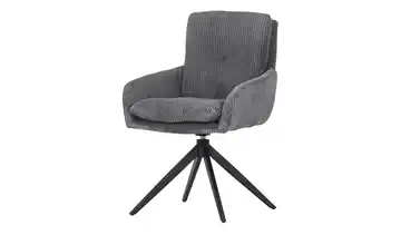 Drehsessel Blau, Grau