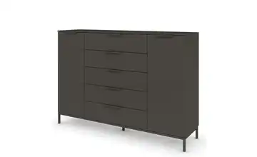 Highboard Graphit Front: Dekor, Oberboden: Dekor 160 cm Graphit