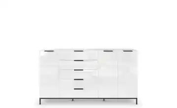 Highboard Weiß Graphit