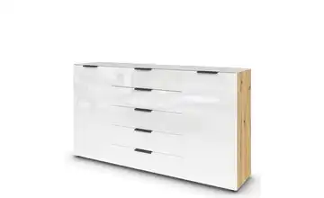 Sideboard Graphit Weiß/Eiche Artisan (Nachbildung) 180 cm