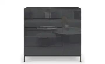 Sideboard Graphit Basaltgrau, Eiche Artisan (Nachbildung)