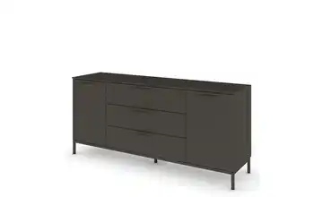 Sideboard Graphit Graphit Front: Dekor, Oberboden: Dekor Graphit