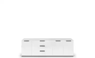 Sideboard Graphit Weiß