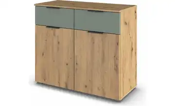 Sideboard Eiche Artisan (Nachbildung), Salbeigrün