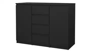 Sideboard Schwarz, matt