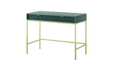 Schminktisch Grün, Goldfarben