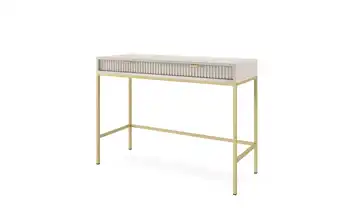 Schminktisch Beige, Goldfarben