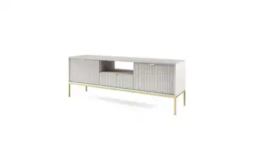 Lowboard Grau, Goldfarben