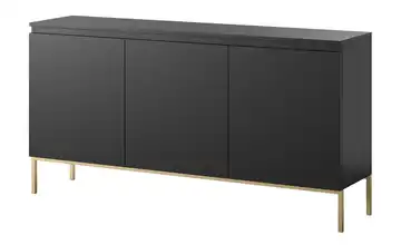 Sideboard 150 cm Schwarz