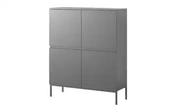 Highboard Schwarz Schwarz