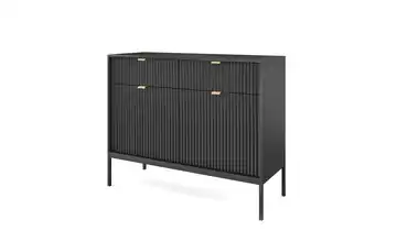 Sideboard Schwarz Schwarz