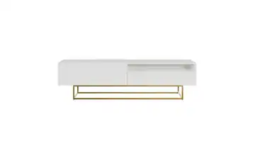 Selsey Lowboard Weiß Goldfarben