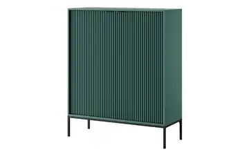 Highboard Grün Schwarz