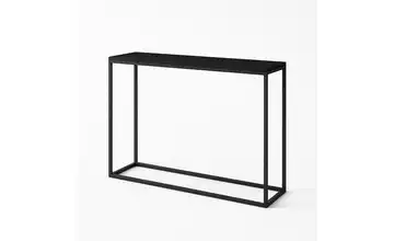 Konsolentisch 100 cm 25x100 Schwarz Schwarz