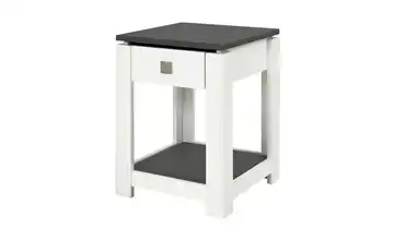 Beistelltisch auf Rollen 40 cm Anthrazit 55 cm L40 x B40 40 cm