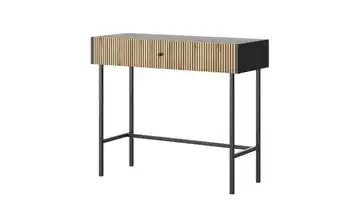 Selsey Schminktisch Eiche (Nachbildung), Schwarz