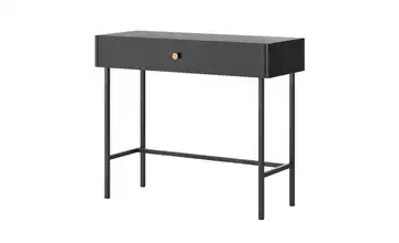 Selsey Schminktisch Schwarz