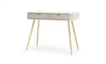Selsey Schminktisch goldfarben Greige
