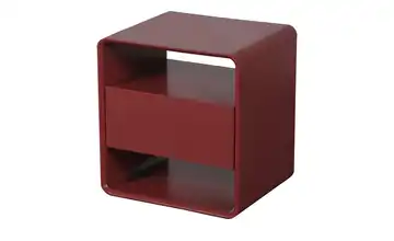 Nachtkommode Damian Bordeauxrot