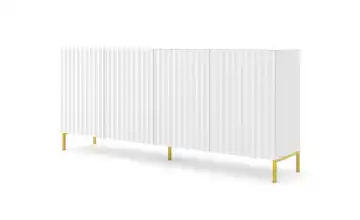 Sideboard 200 cm 4 Stück Weiß