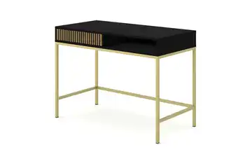 Schminktisch Schwarz, Eiche Artisan (Nachbildung)