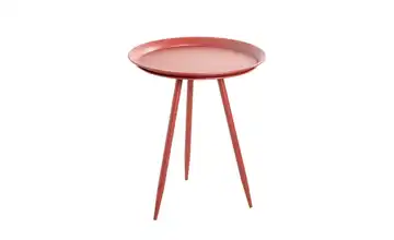 Beistelltisch 54 cm 44 cm Rot L44xB44