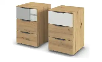 Nachttisch 2er-Set Eiche Artisan (Nachbildung)