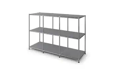 Floordirekt Metallregal Grau