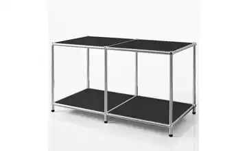 Floordirekt Metallregal Schwarz