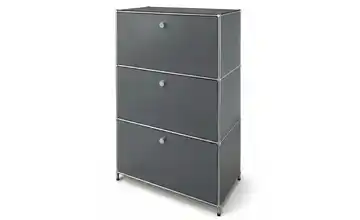 Floordirekt Metallregal Grau