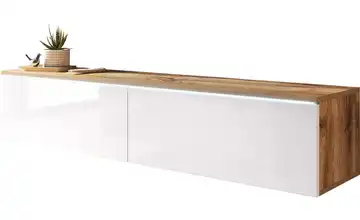 Lowboard Eiche (Nachbildung), Weiß