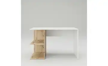 Schreibtisch Weiß/Eiche Artisan