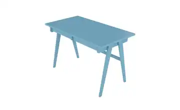 Schreibtisch Pastellblau