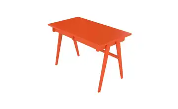 Schreibtisch Orange