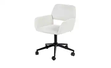 Bürodrehstuhl 56,5 cm 84,5 cm 57,5 cm Weiß