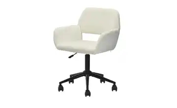 Bürodrehstuhl 56,5 cm 84,5 cm 57,5 cm Wollweiß