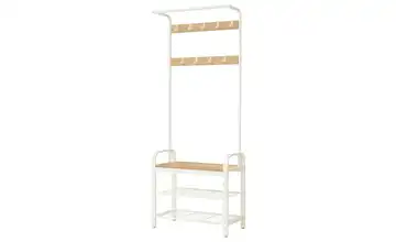 Kompaktgarderobe Weiß