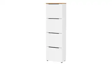 Primo Schuhschrak Groven Weiß, Eiche (Nachbildung) BHT 53 x 171 x 30 cm
