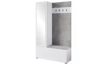 Garderobe Weiß