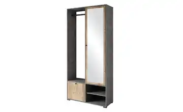 Garderobe Anthrazit, Kastanie (Nachbildung)